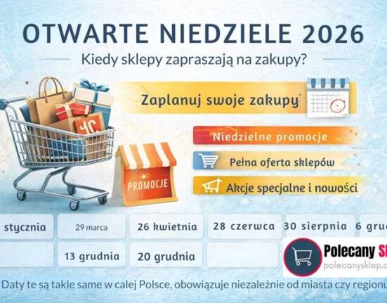 Otwarte niedziele 2026 – kiedy sklepy zapraszają na zakupy