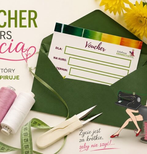 Voucher na kurs krawiecki — prezent dla kreatywnych SzkoleniaKrawieckie.pl
